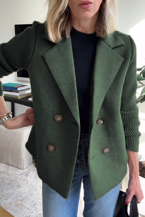 Katrin | Business-Blazer mit eleganten Strickdetails