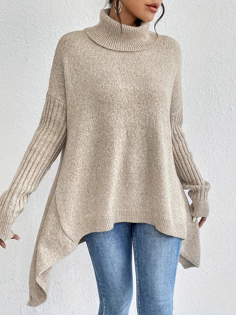 Helena | Kuscheliger Damenpullover mit Rollkragen