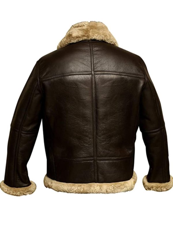 Leon | Stylische vegane Lederjacke mit warmem Futter