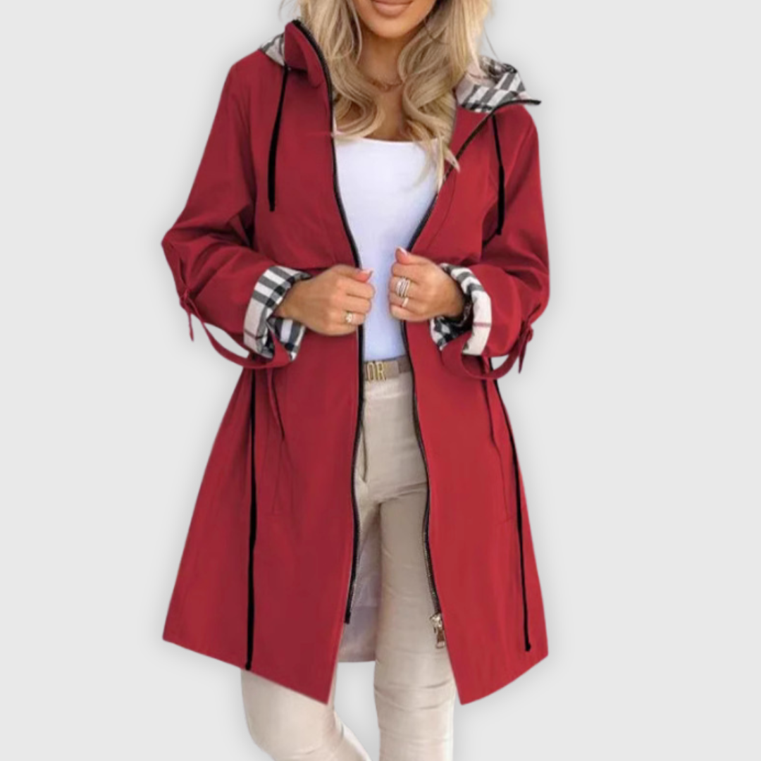 Miriam | Wasser- und winddichter Zip-Mantel für Damen
