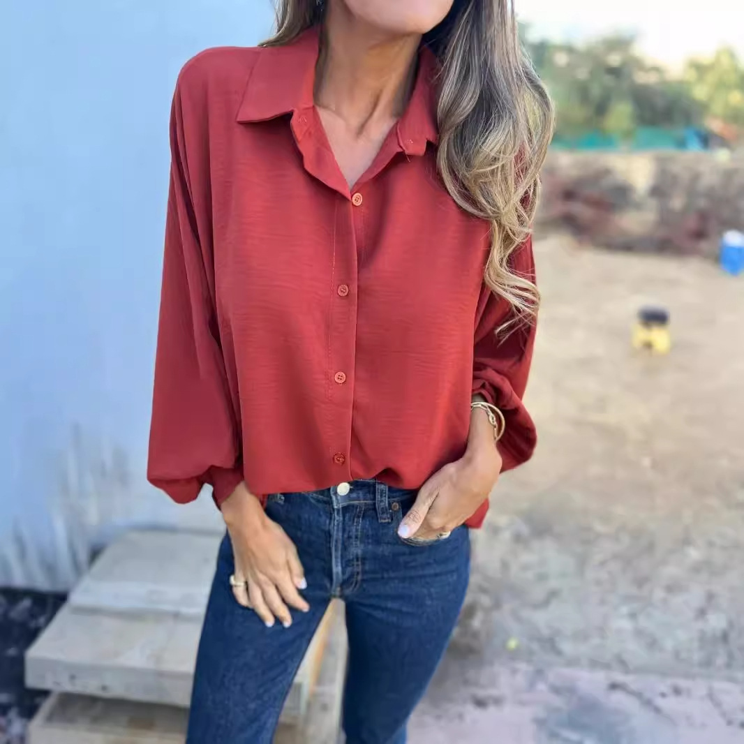 Julia | Edle Oversize Bluse Damen