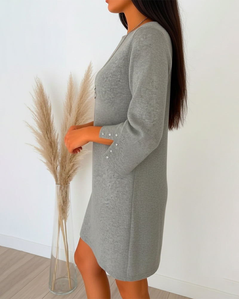 Marie | Damenkleid mit modernem Schnitt und Ärmeln