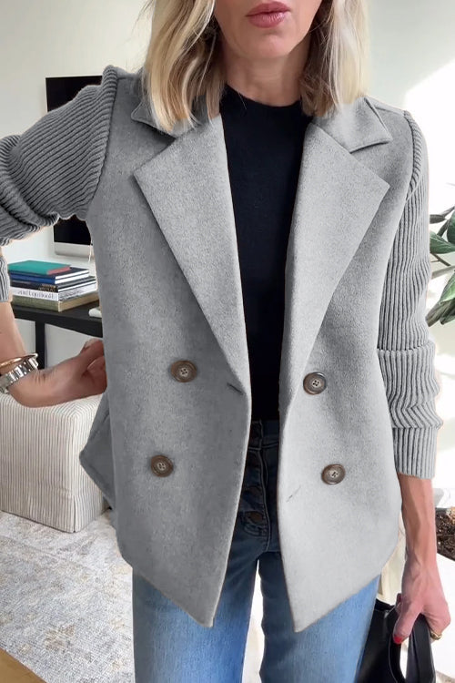 Katrin | Business-Blazer mit eleganten Strickdetails