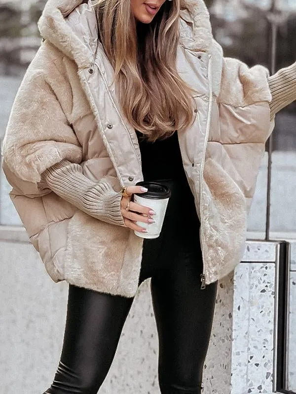Clara | Gefütterte Damenjacke mit Kapuze für kalte Tage