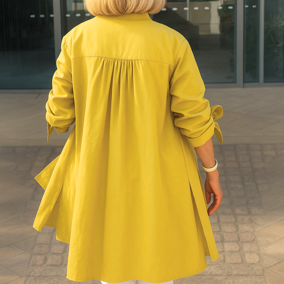 Clara | Elegante Bluse mit modischen Schleifenärmeln