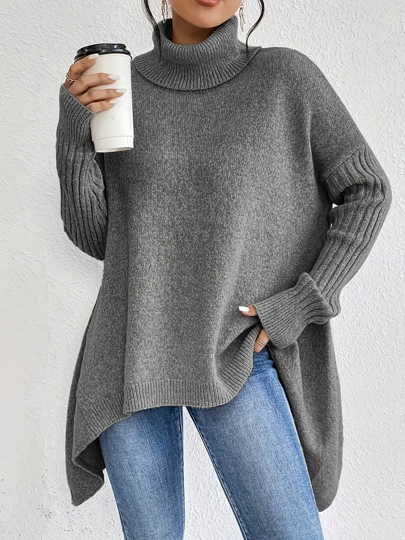 Helena | Kuscheliger Damenpullover mit Rollkragen