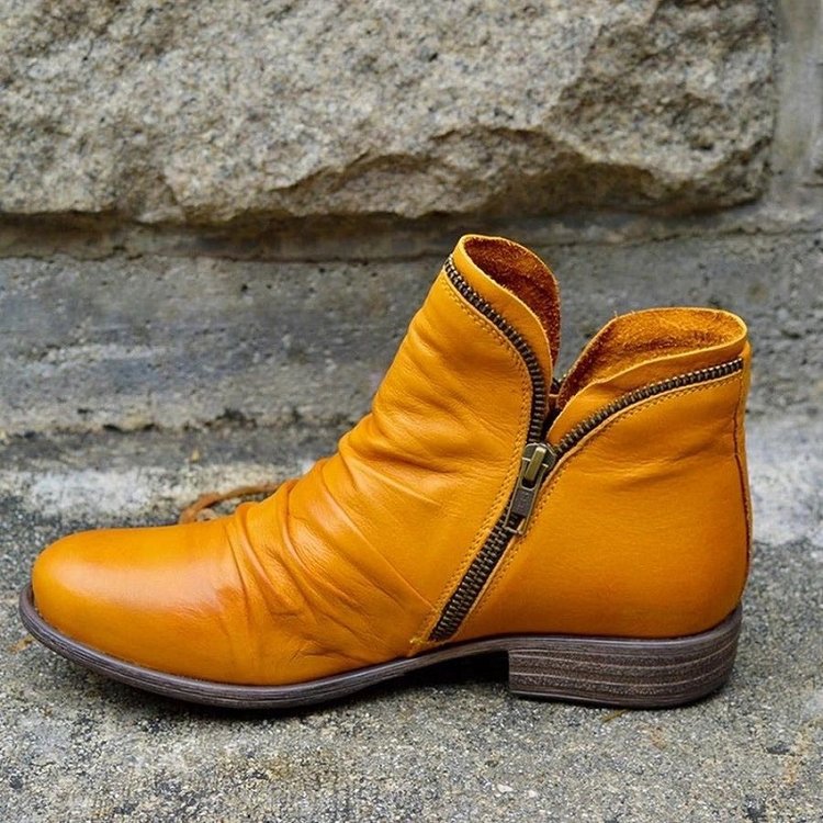 Matthias | Hochwertige Lederstiefel mit praktischem Reißverschluss