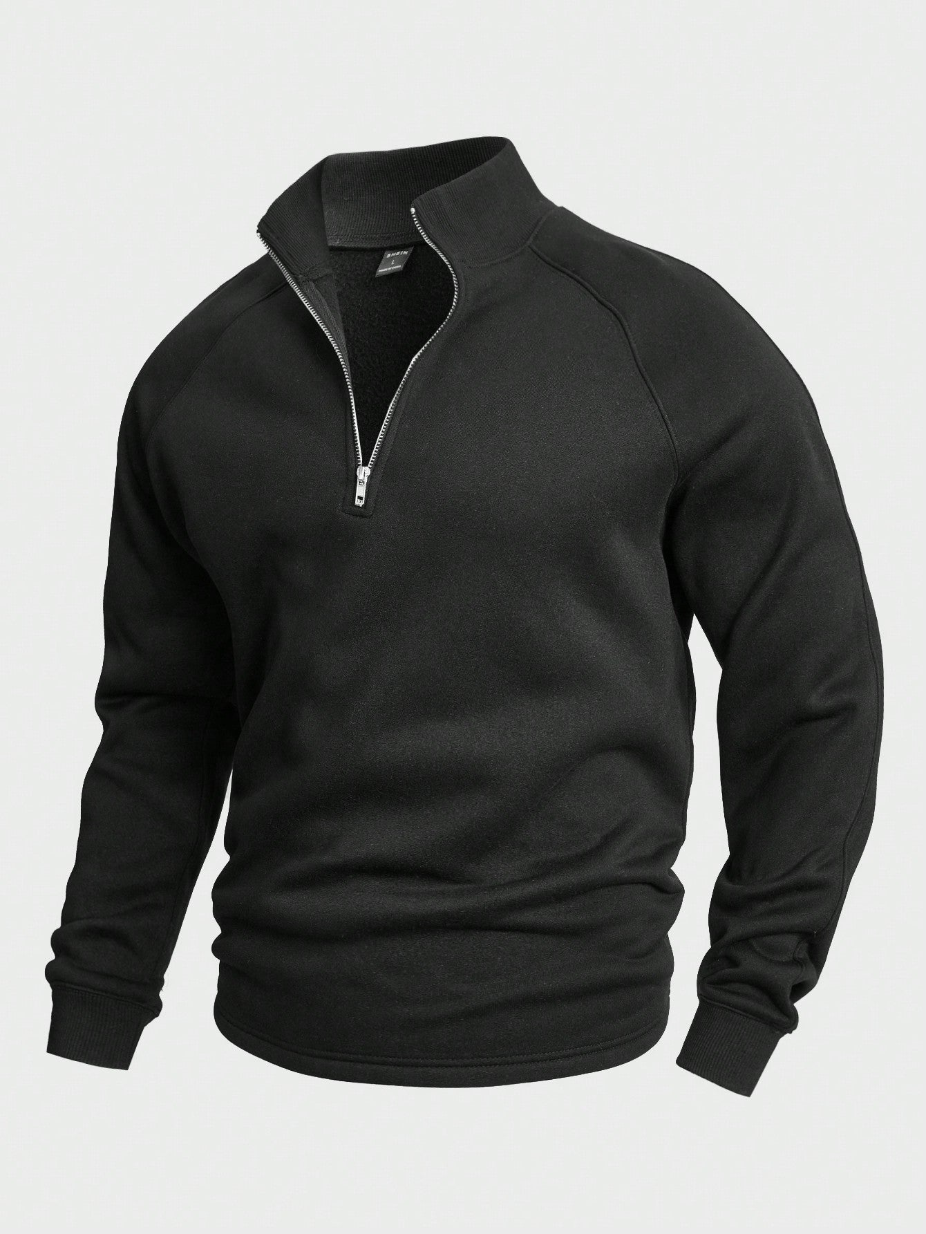 Lukas | Komfortabler Pullover mit halbem Frontzipper