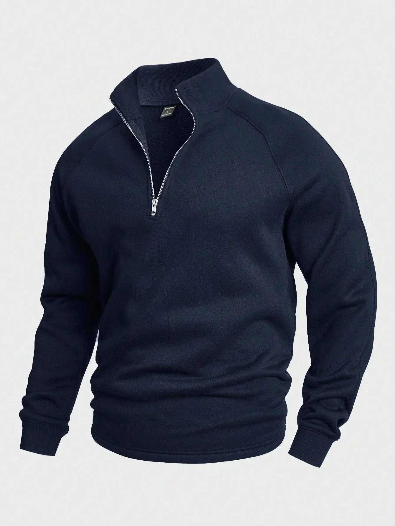 Lukas | Komfortabler Pullover mit halbem Frontzipper