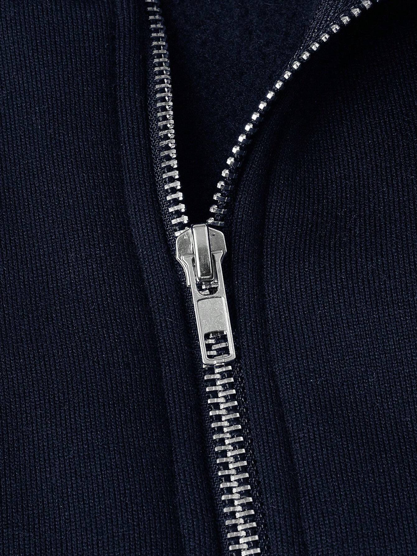 Lukas | Komfortabler Pullover mit halbem Frontzipper
