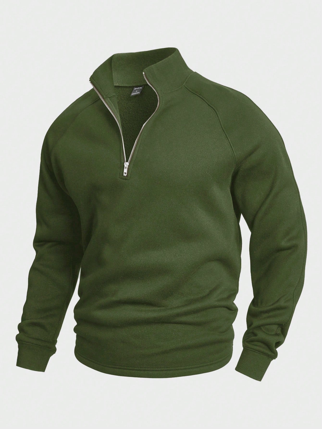 Lukas | Komfortabler Pullover mit halbem Frontzipper