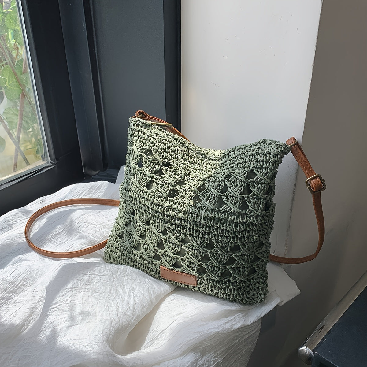 Marlene | Schultertasche im modernen gehäkelten Muster