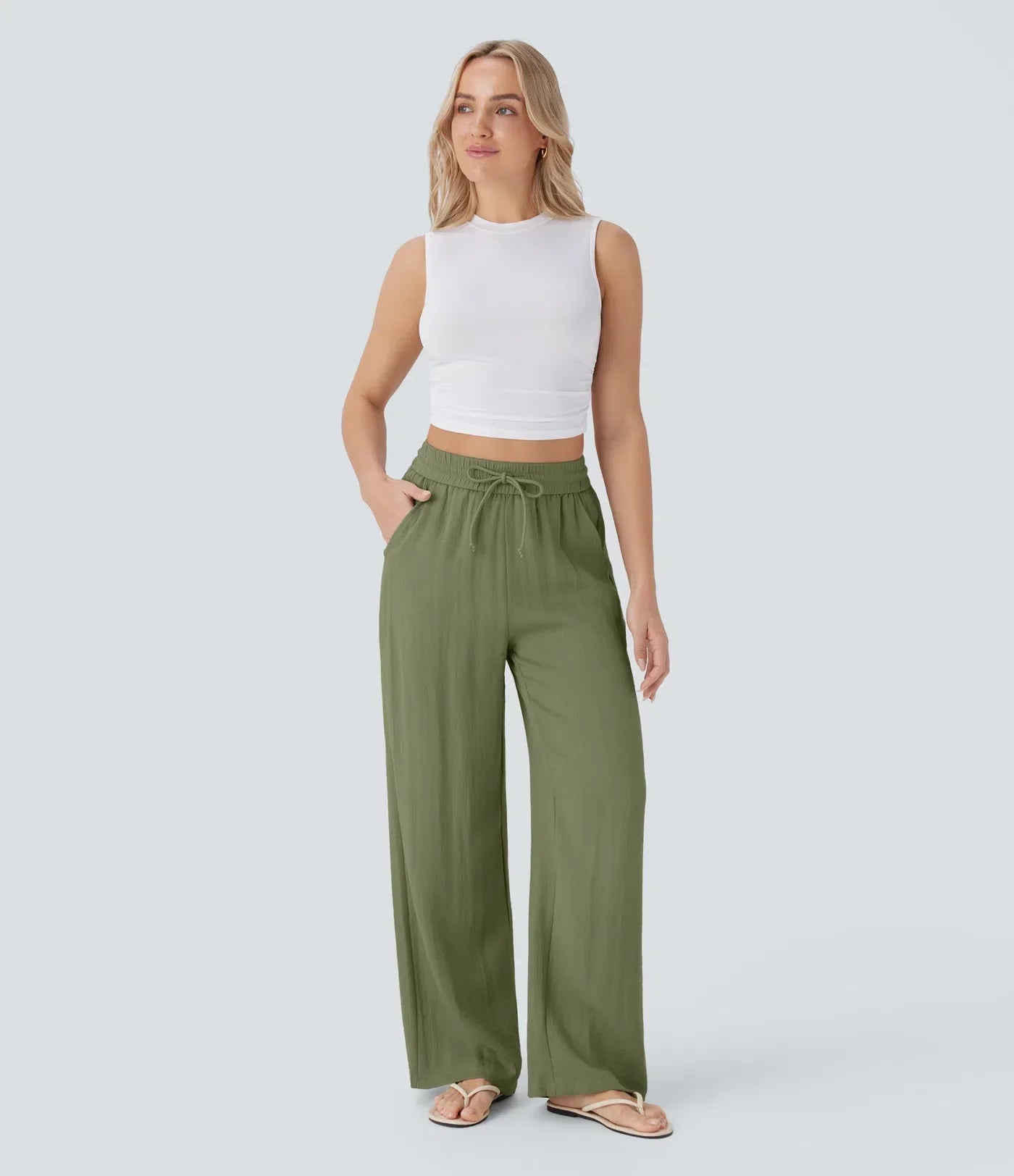 Luisa | Damen Leinenhose stilvoll und leicht für warme Tage