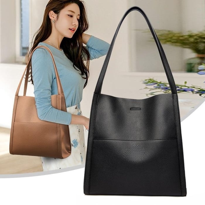 Clara | Klassische Leder-Schultertasche für Damen