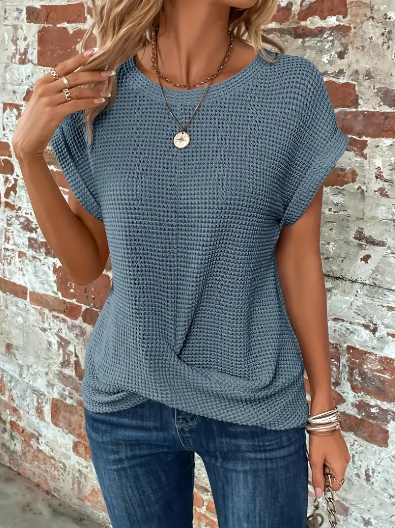 Mila | Lässiges T-Shirt mit kurzen Ärmeln
