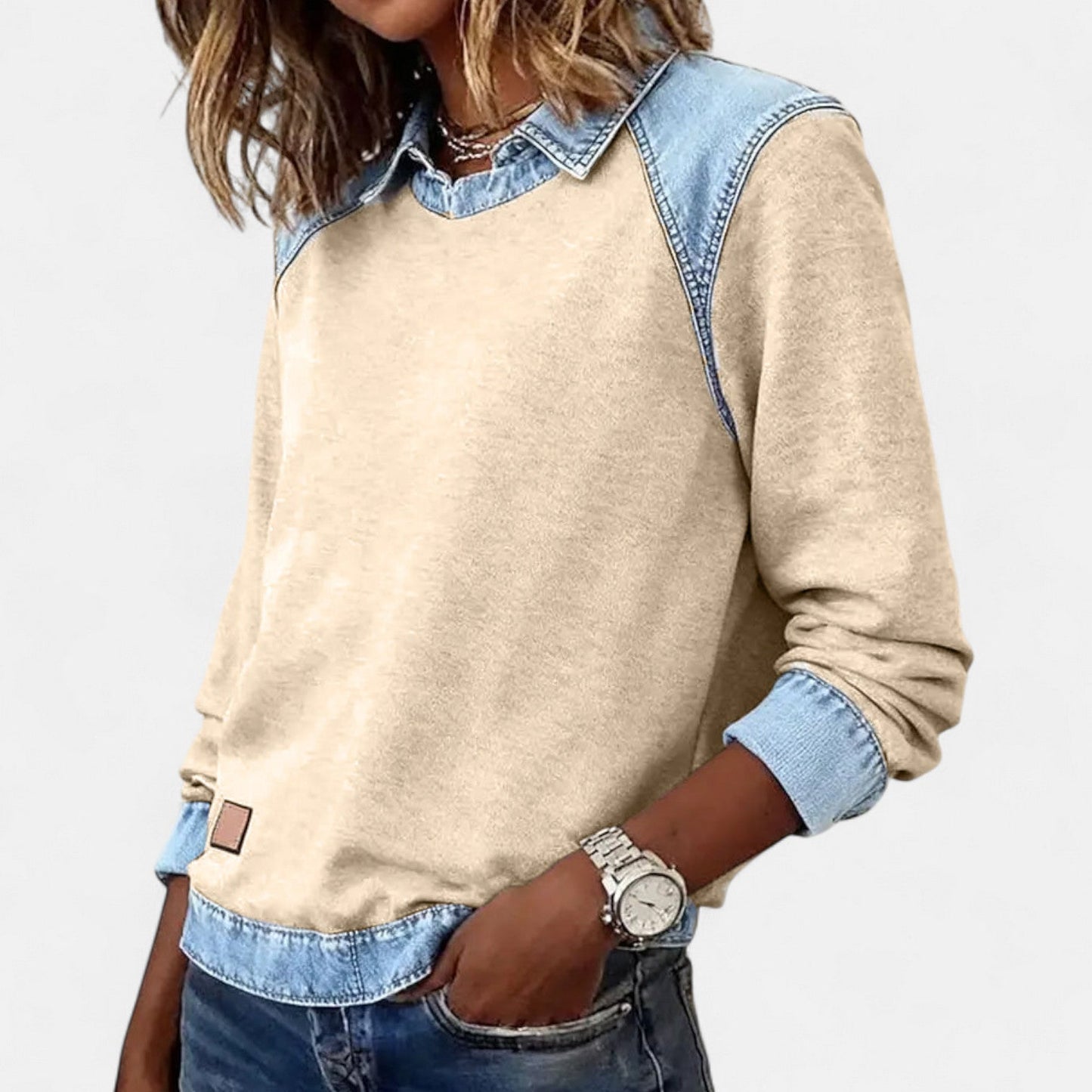 Leonie | Damen Langarmshirt modern edel chic