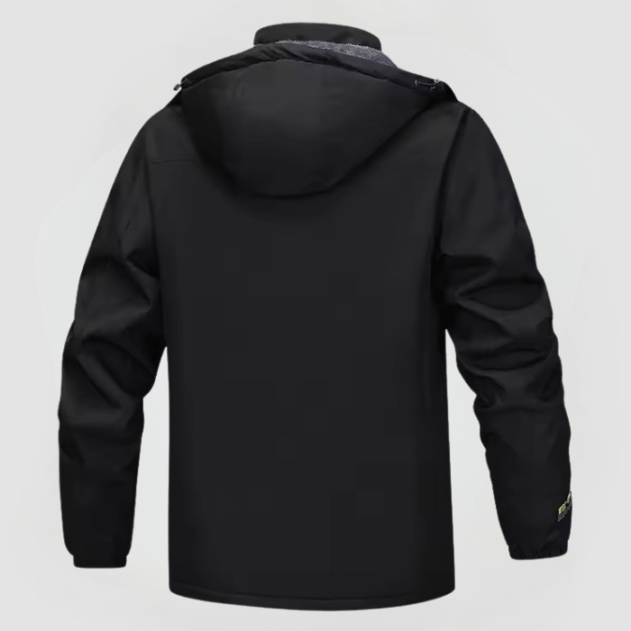 Daniel | Herren Jacke leicht mit Fleecefutter und Kapuze