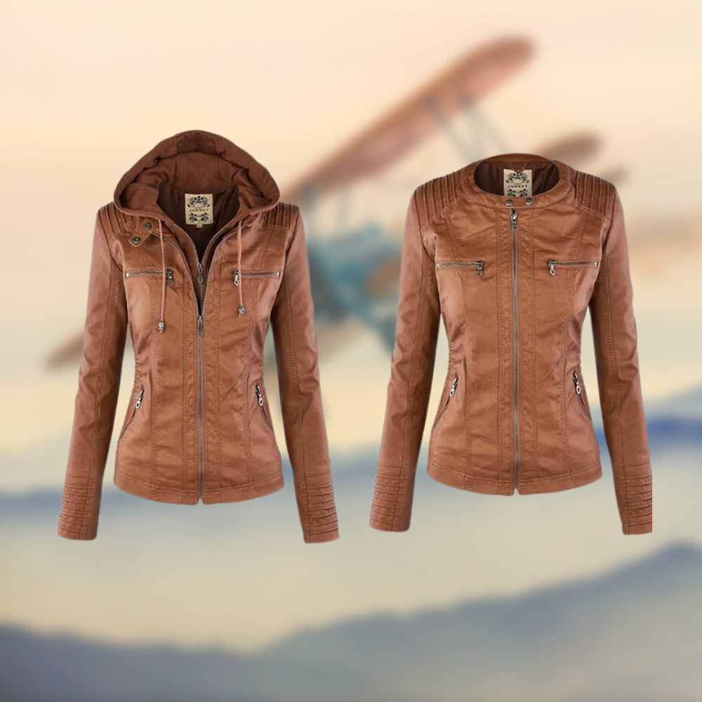 Alina | Stilvolle Lederjacke für Damen im Alltag