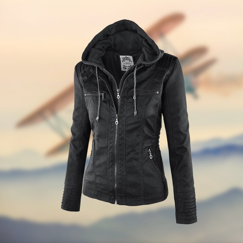 Alina | Stilvolle Lederjacke für Damen im Alltag