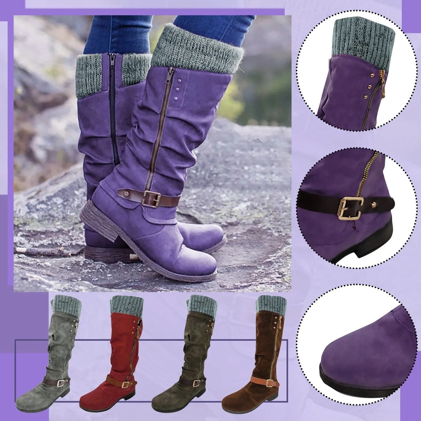 Clara | Klassische Winterstiefel Damen komfortabel
