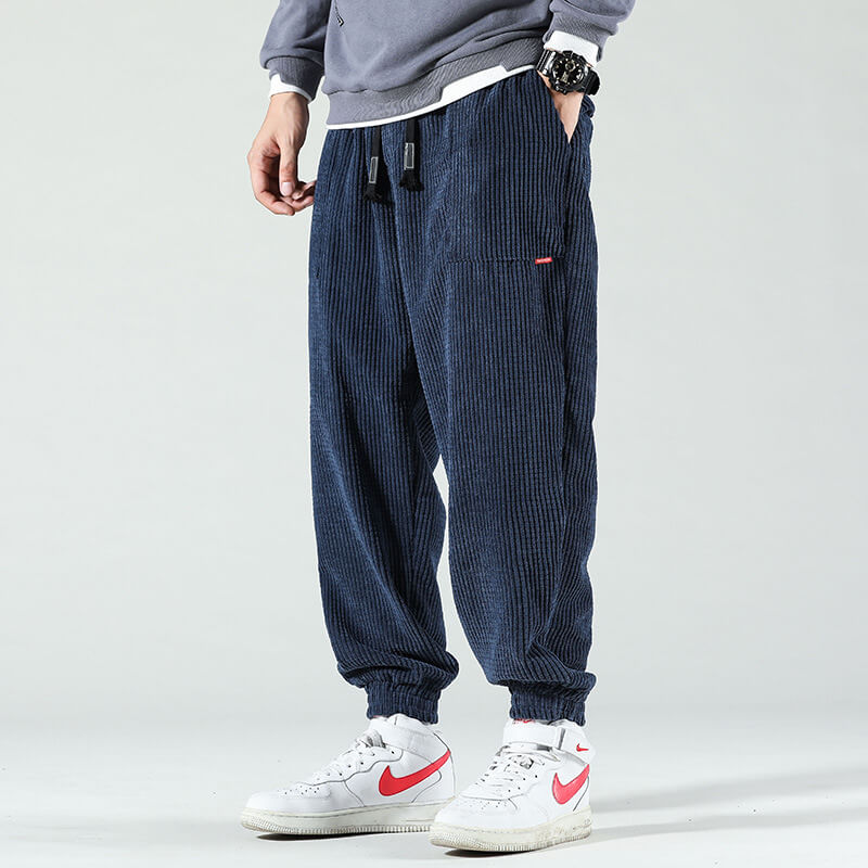 Erik | Lässige Cordhose in Übergröße mit elastischem Bund