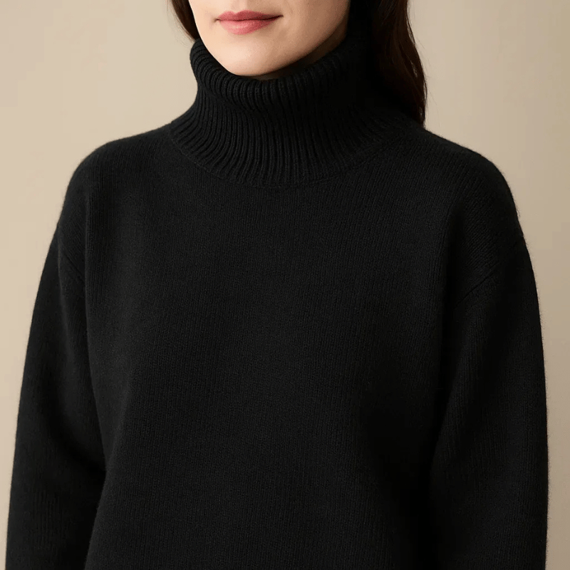 Claudia | Rollkragenpullover aus feinem Strickmaterial