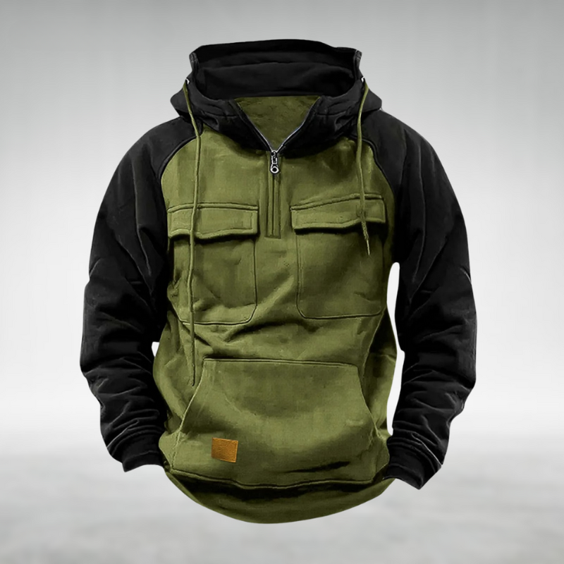 Matteo | Freizeit-Hoodie mit sportlicher Passform und Tasche