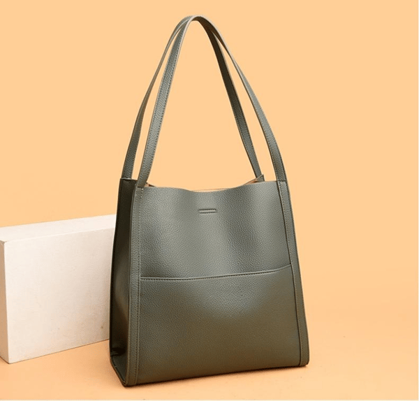 Clara | Klassische Leder-Schultertasche für Damen
