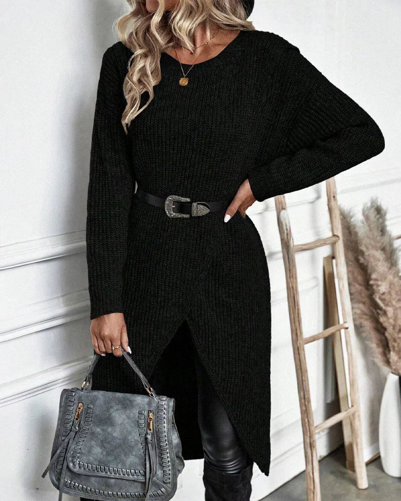 Clara | Langer Damenpullover im modernen Oversize-Stil