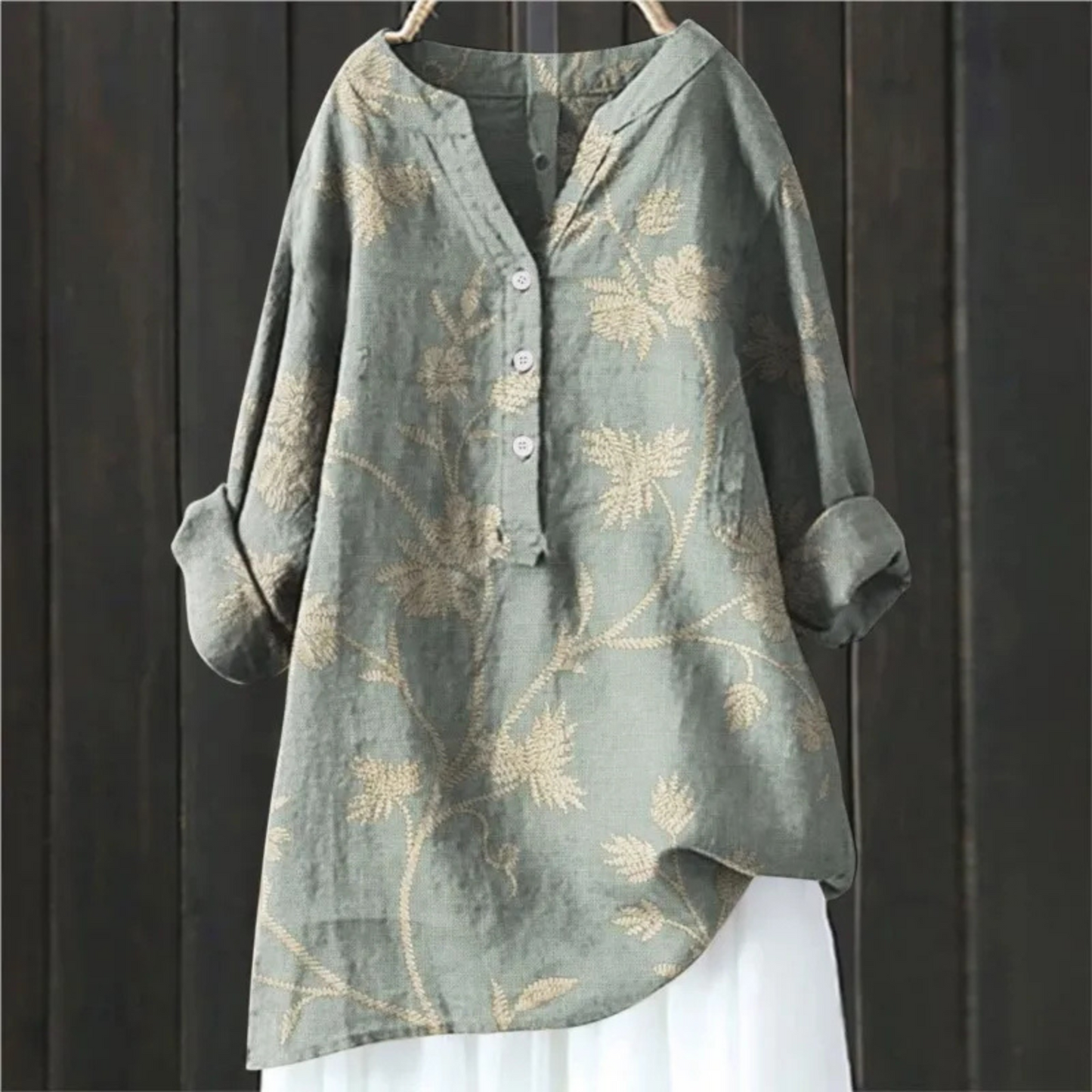 Clara | Lässige Blumenbluse