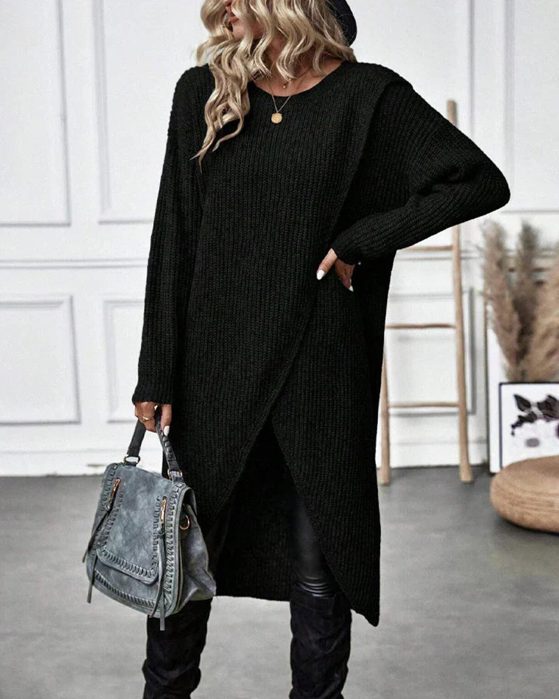 Clara | Langer Damenpullover im modernen Oversize-Stil