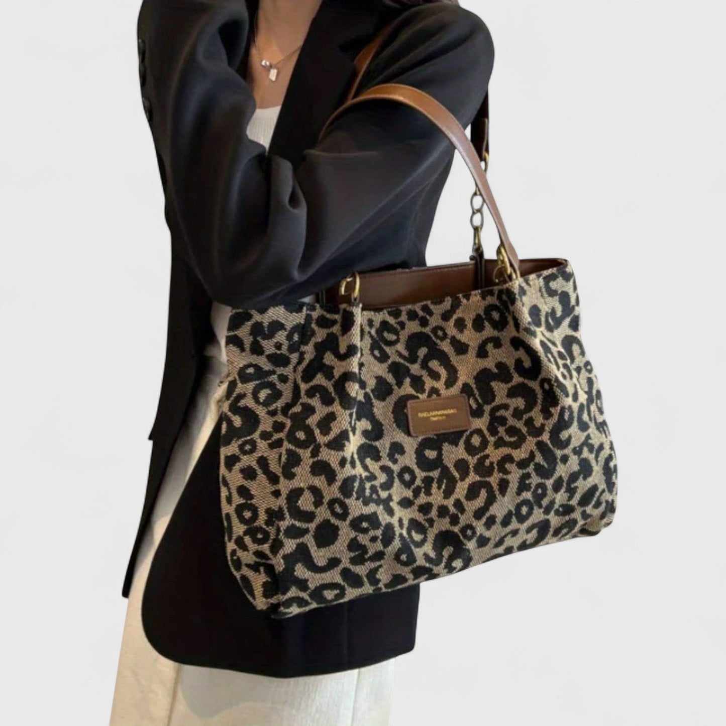 Franziska | Große Tasche mit elegantem Leopardenmuster