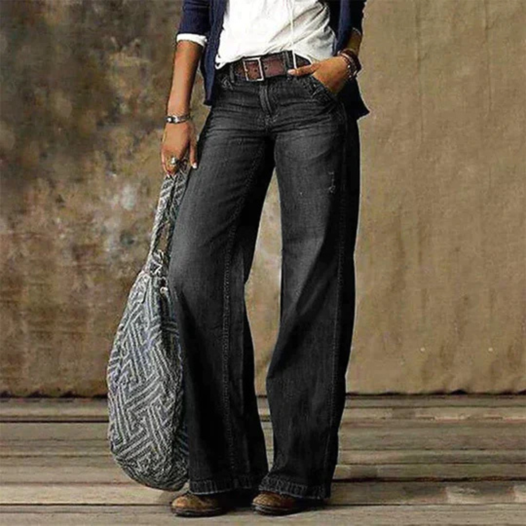 Eva | Damen Jeans Mode Freizeithosen