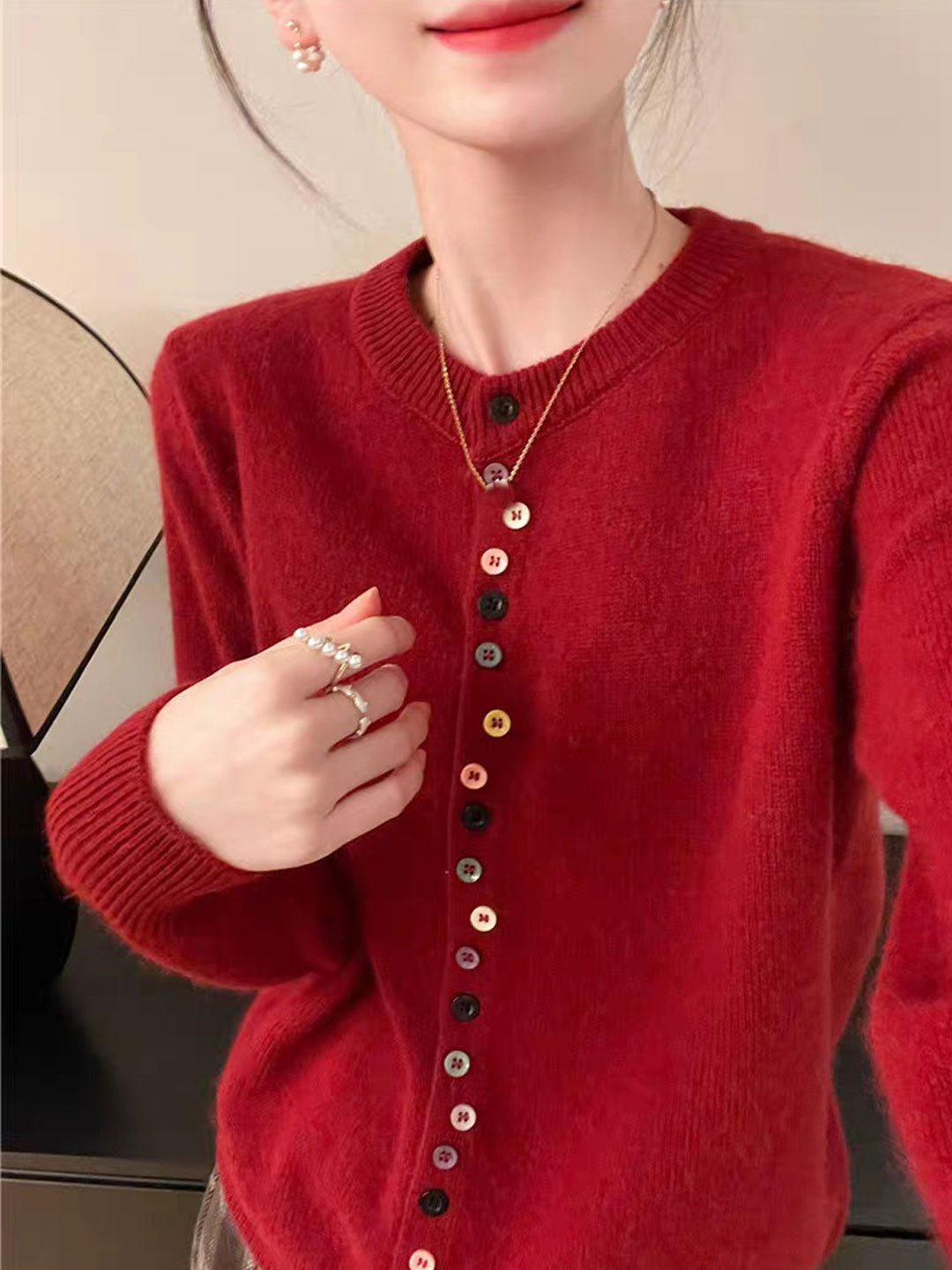Lea | Zeitlose Strickjacke mit edlem Schnitt