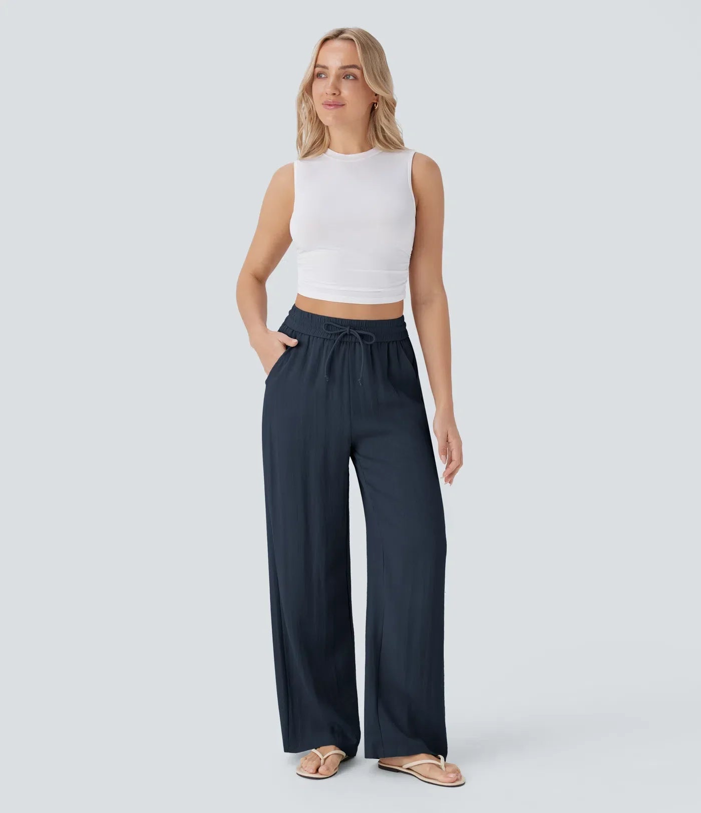 Luisa | Damen Leinenhose stilvoll und leicht für warme Tage
