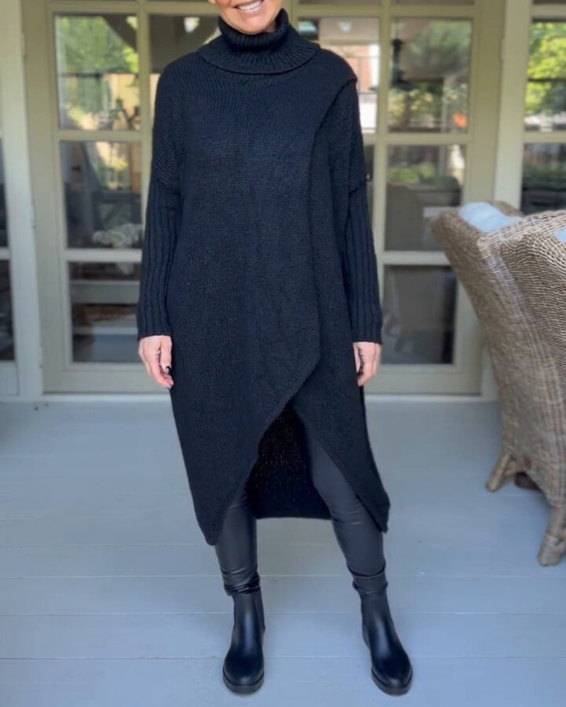 Sophie | Kuscheliger Stehkragenpullover für den Alltag
