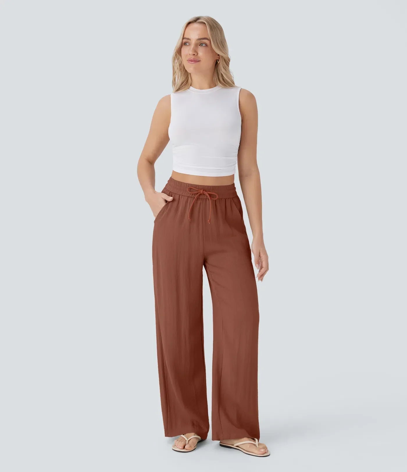 Luisa | Damen Leinenhose stilvoll und leicht für warme Tage