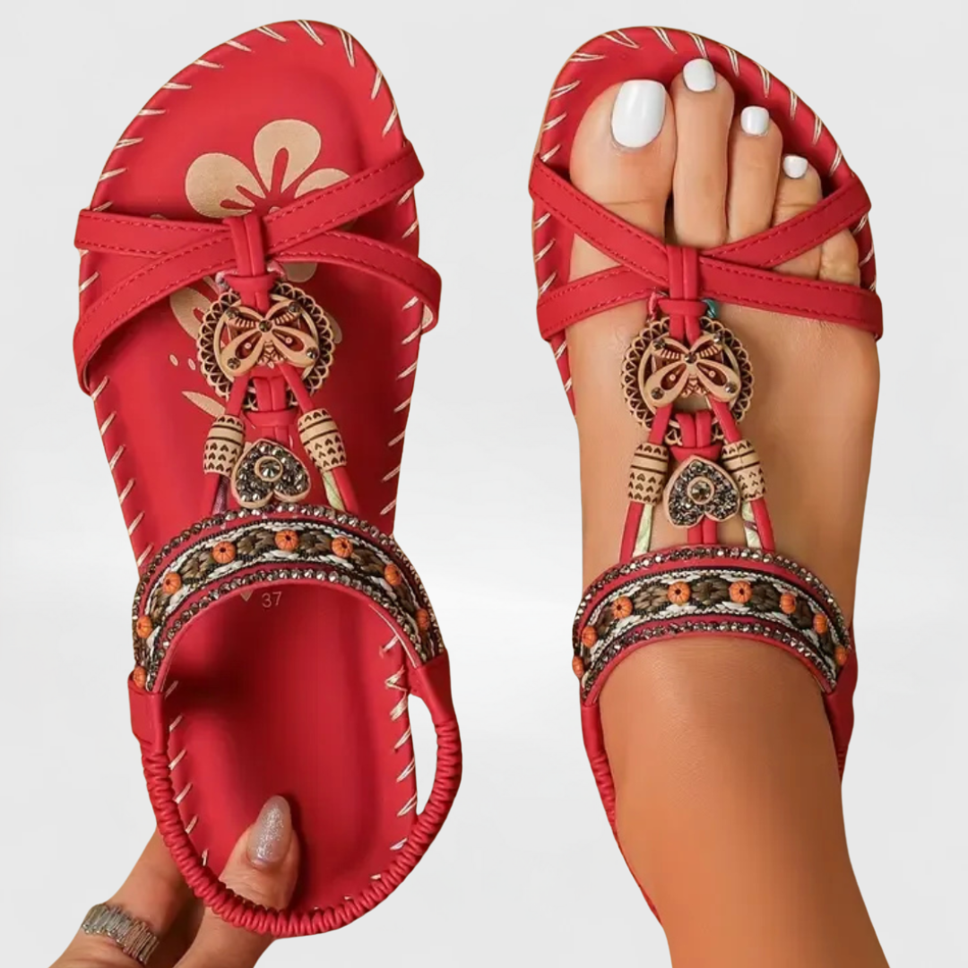Clara | Orthopädische Sandale im Ibiza-Stil