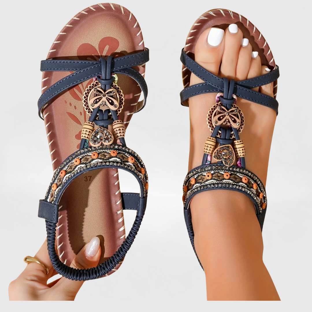 Clara | Orthopädische Sandale im Ibiza-Stil