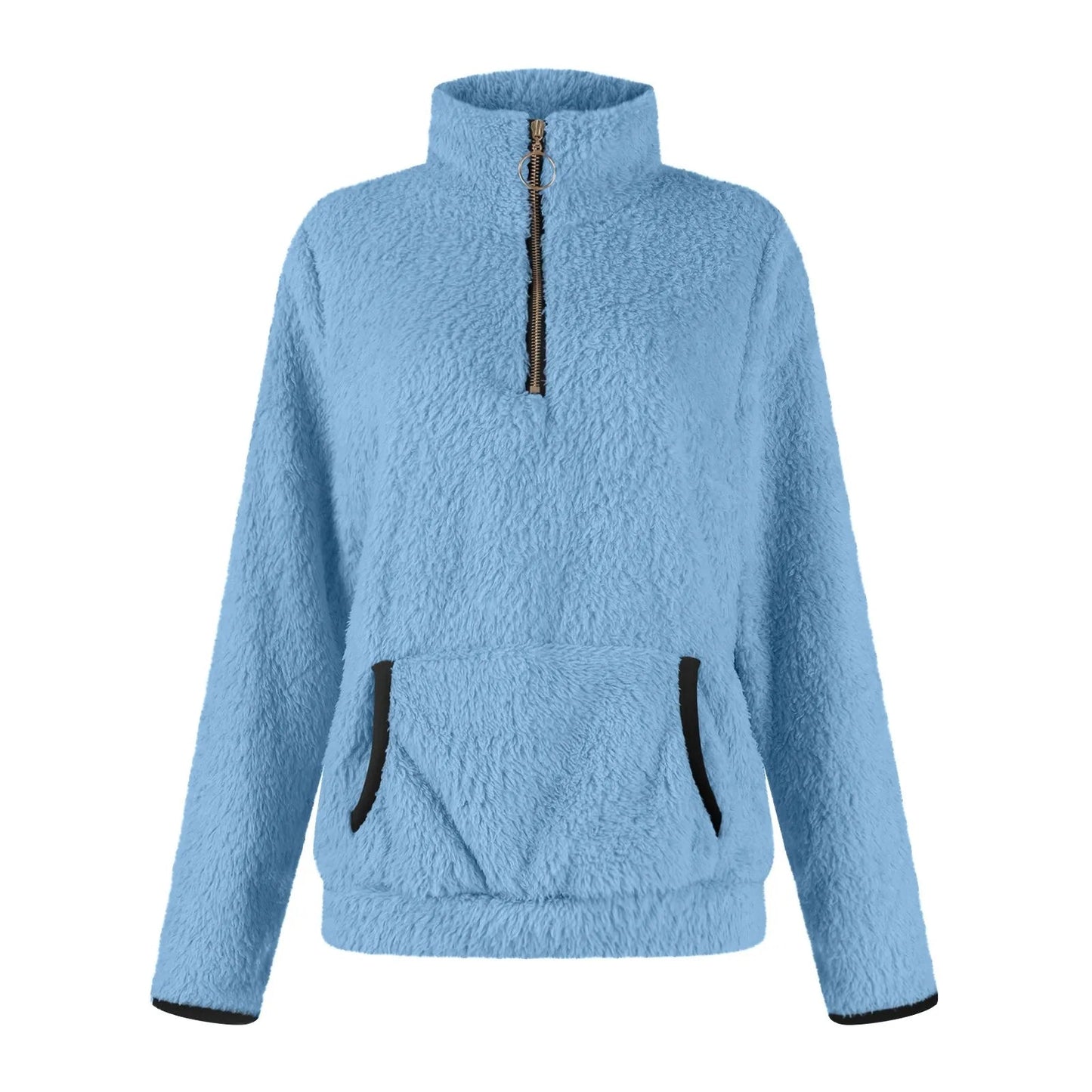 Helena | Stylischer Reißverschluss Pullover Damen modern
