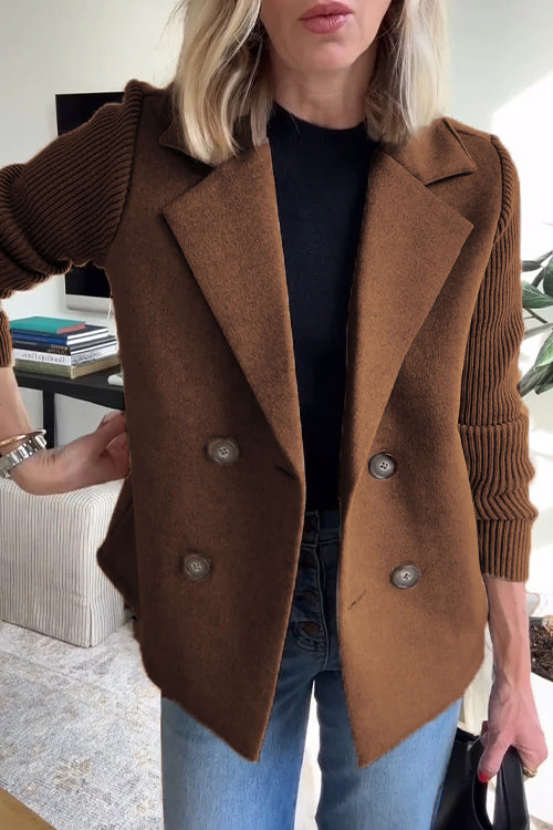 Katrin | Business-Blazer mit eleganten Strickdetails