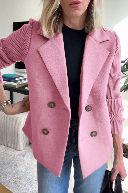 Katrin | Business-Blazer mit eleganten Strickdetails