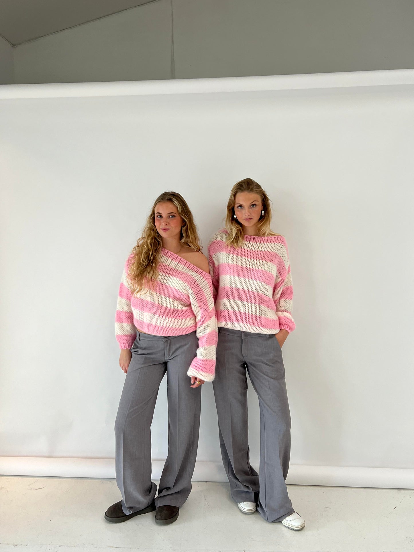 Lena | Feiner Pullover mit dezentem Streifenmuster