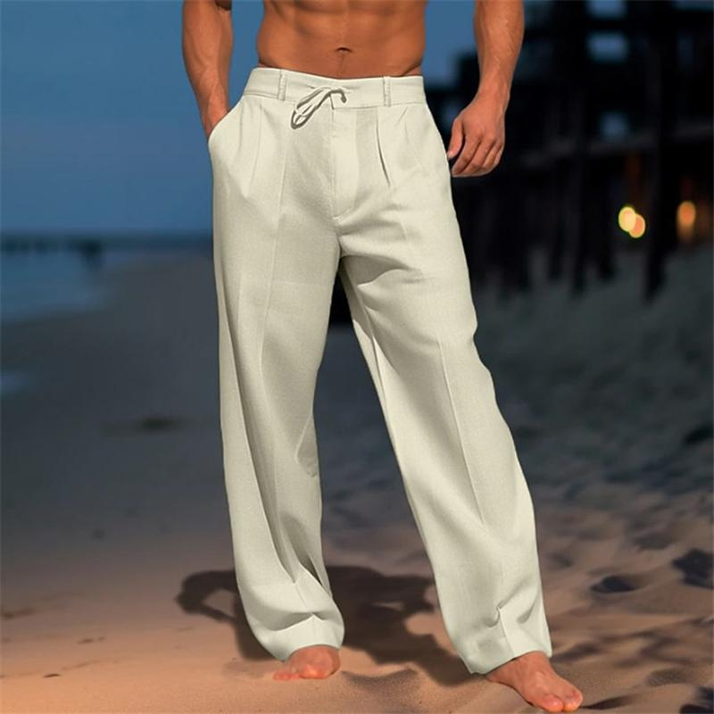 Pieter | Leinenhose in Unifarbe