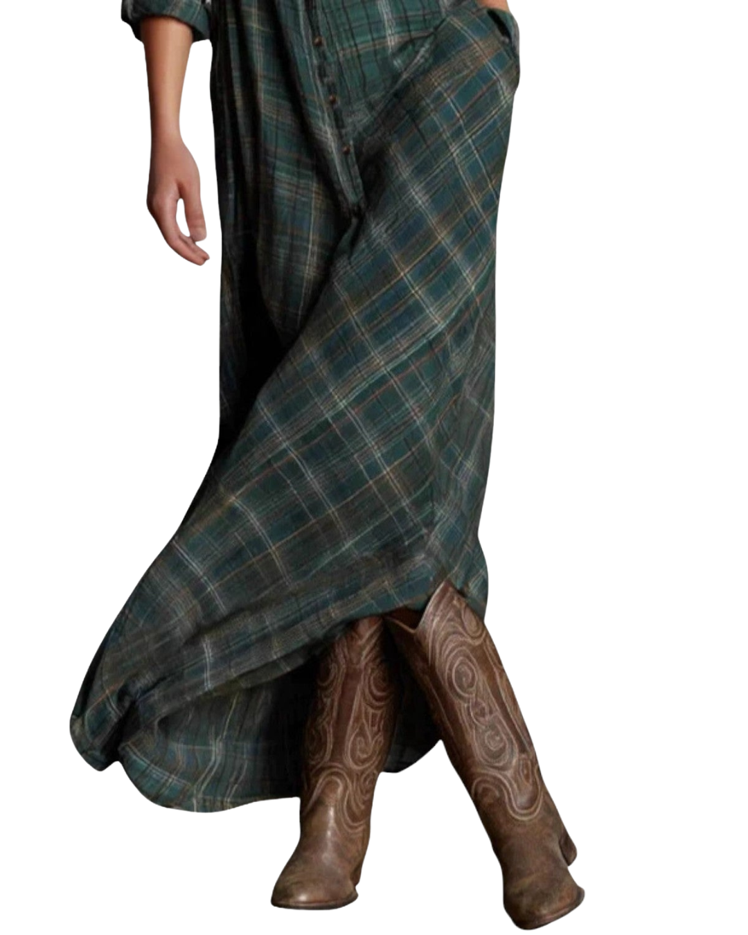 Nora | Modisches Hemdkleid mit Bindegürtel in Taille