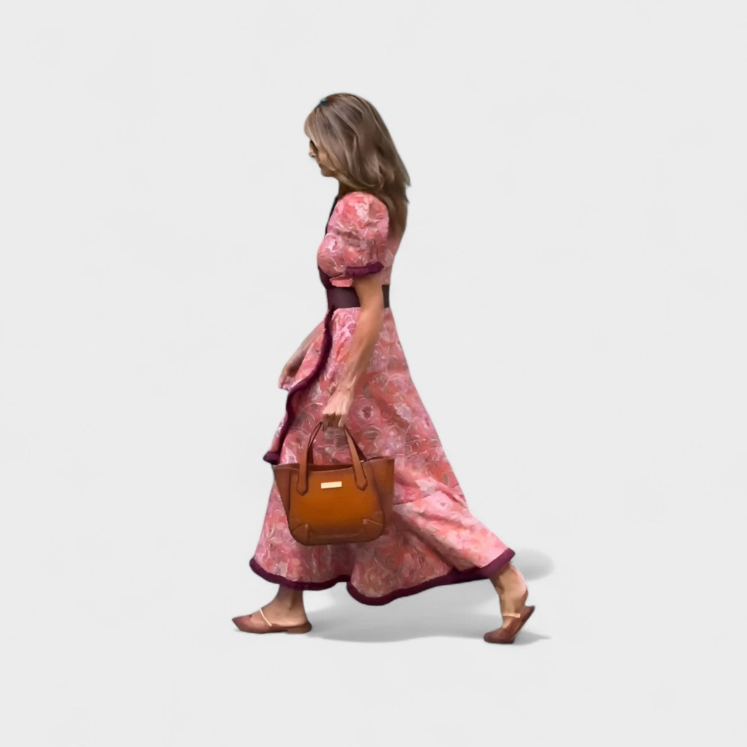 Lena | Elegantes Blumenkleid mit zeitlosem Design