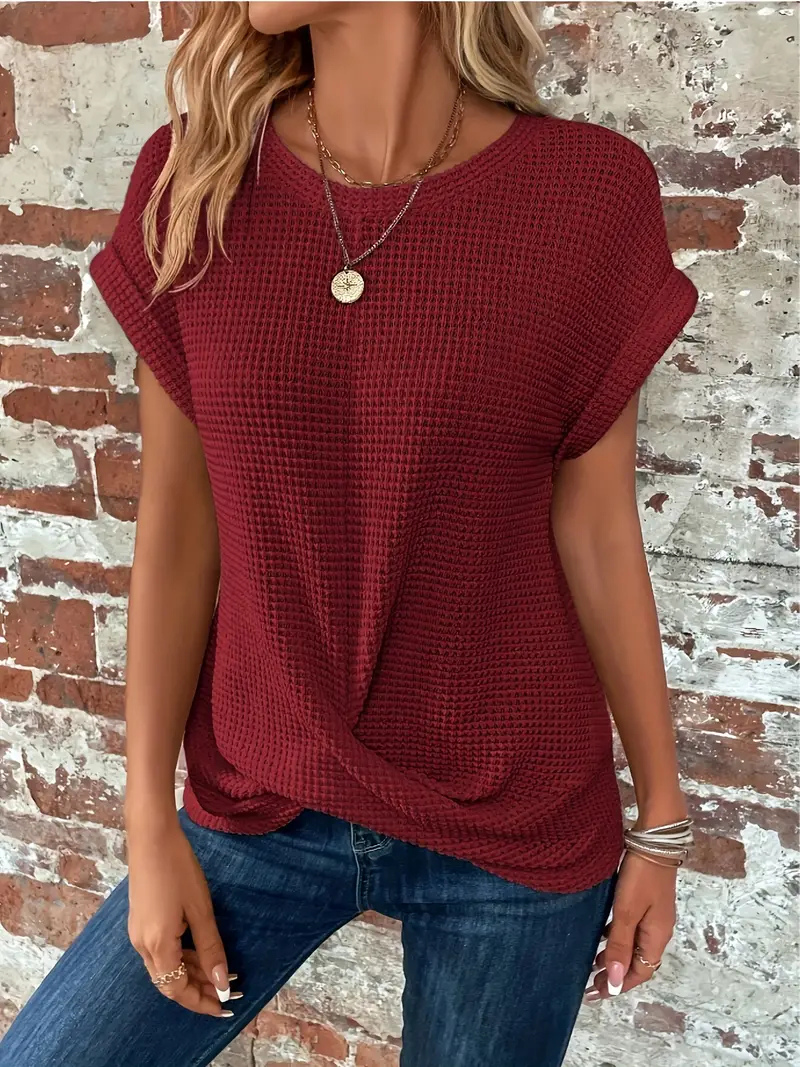 Mila | Lässiges T-Shirt mit kurzen Ärmeln