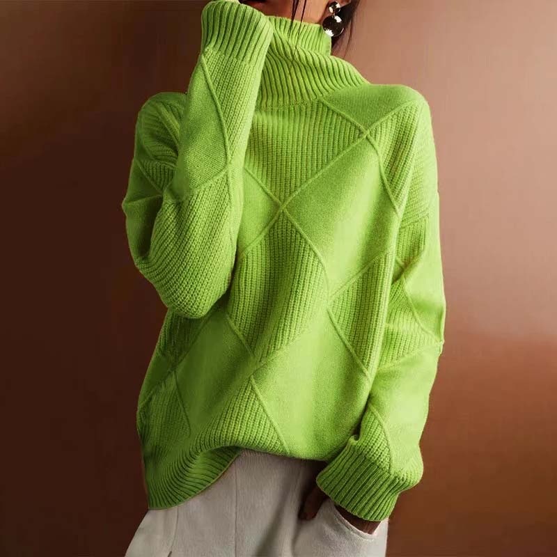 Patrick | Stilvoller Damenstrickpullover mit Rollkragen