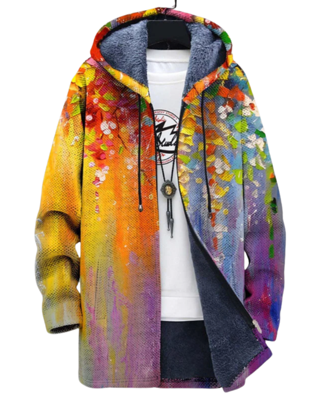 Lena | Künstlerische Strickjacke im luxuriösen Design