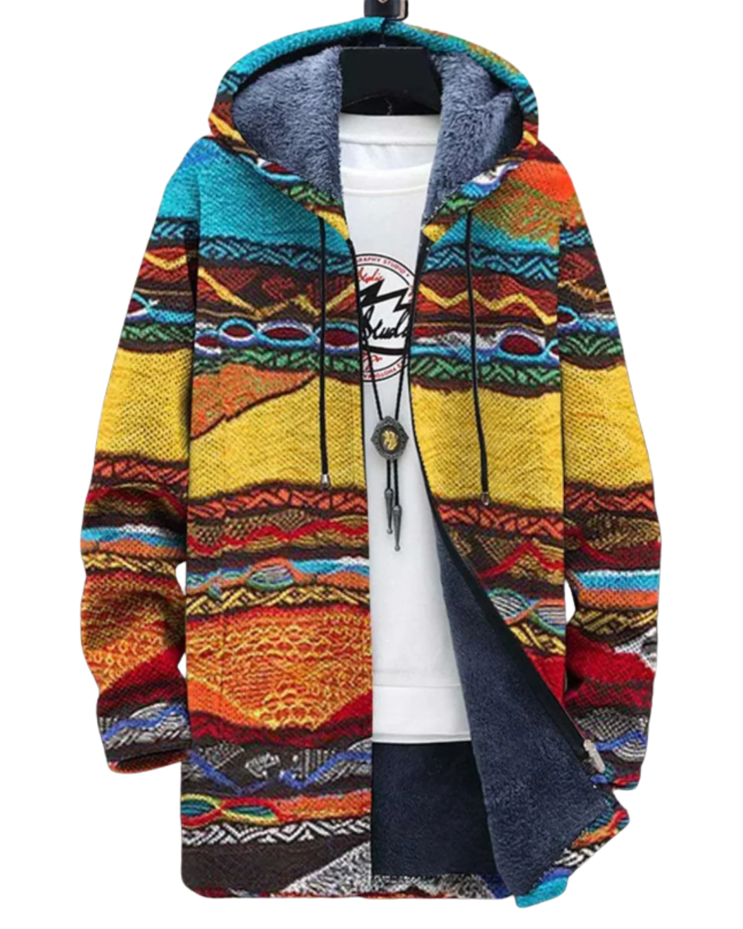 Lena | Künstlerische Strickjacke im luxuriösen Design